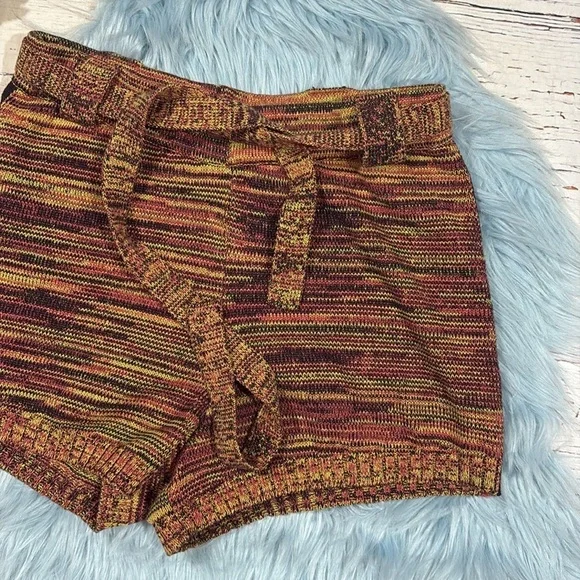 Anthropologie THE UPSIDE Marled Tie Front Nitara Knit Shorts - Picture 7 of 9